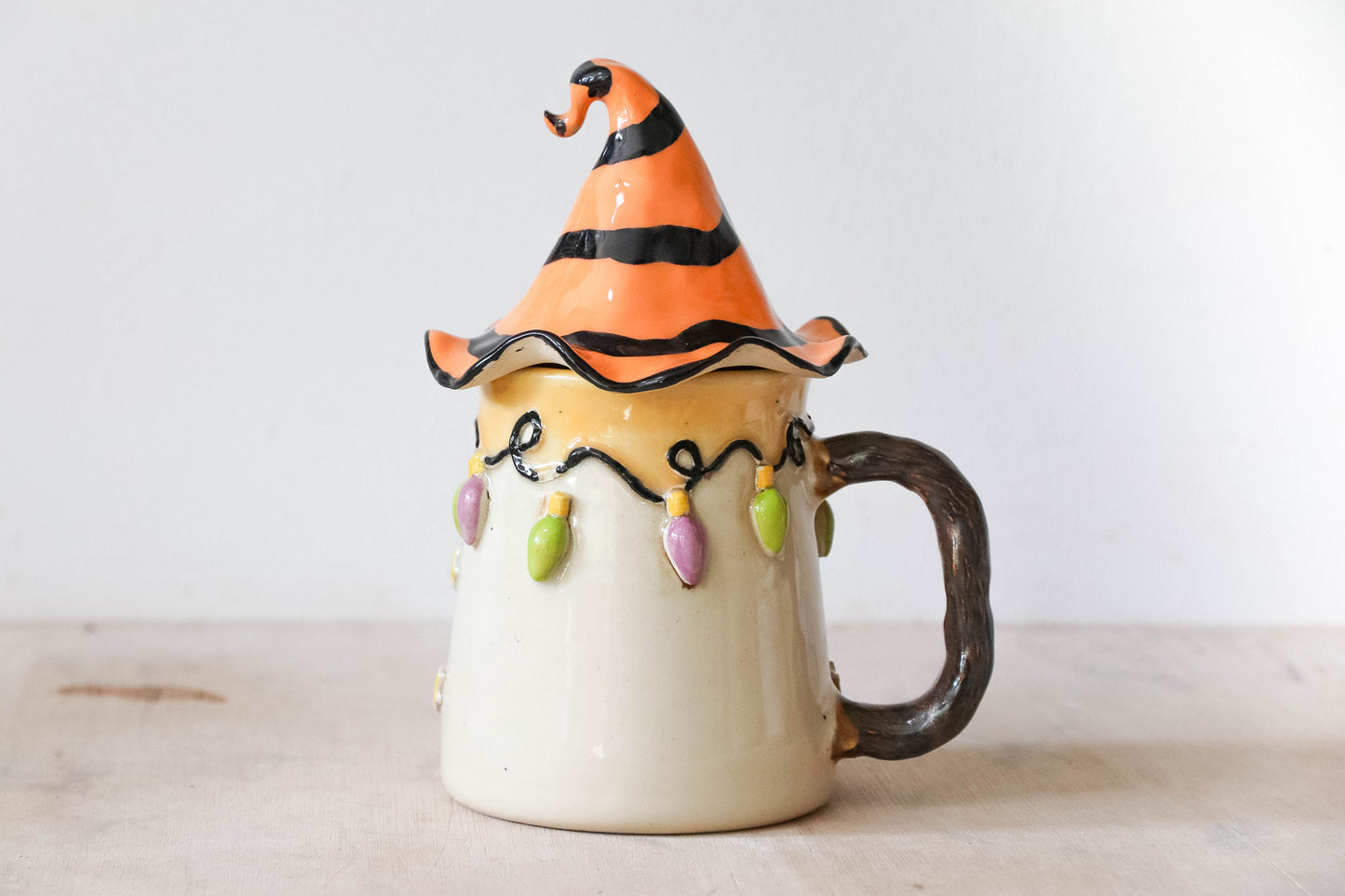 Halloween Hobbit House Stoneware Mug