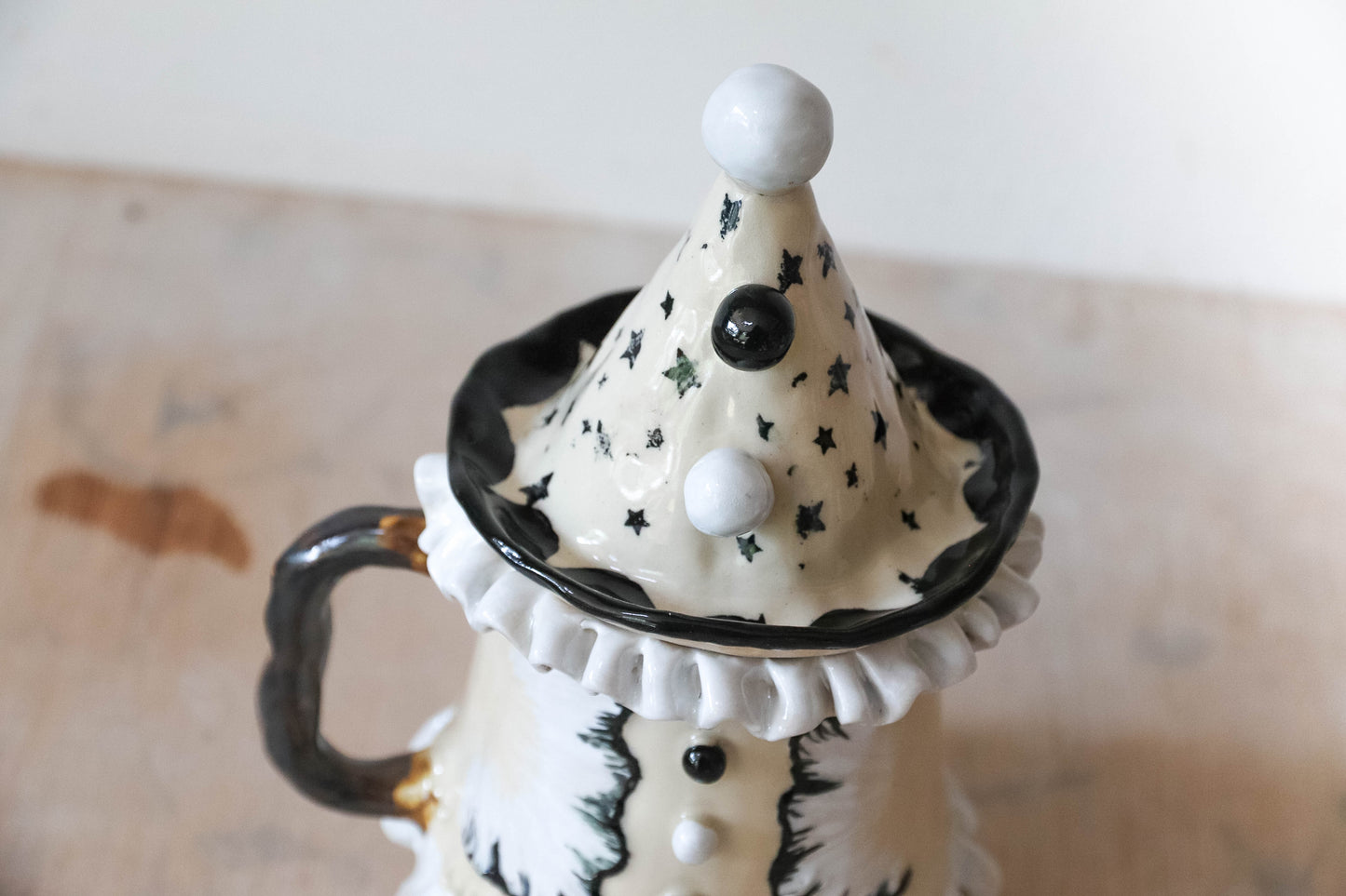 Pierrot Clown Stoneware Mug