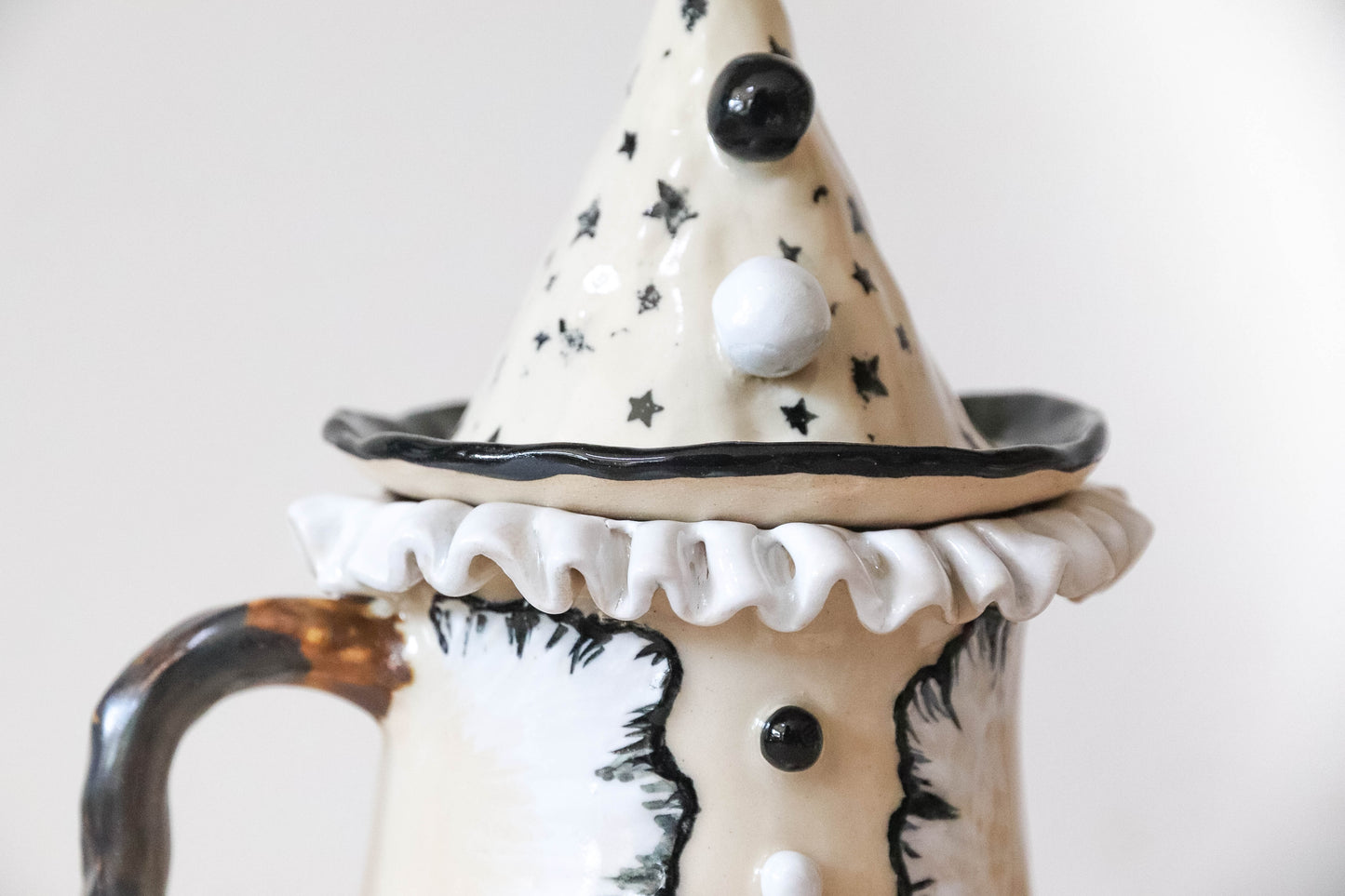 Pierrot Clown Stoneware Mug