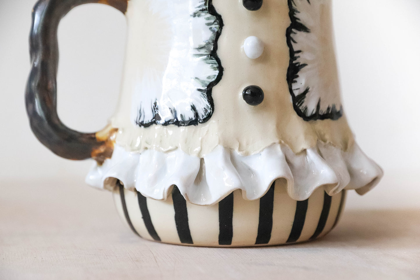 Pierrot Clown Stoneware Mug