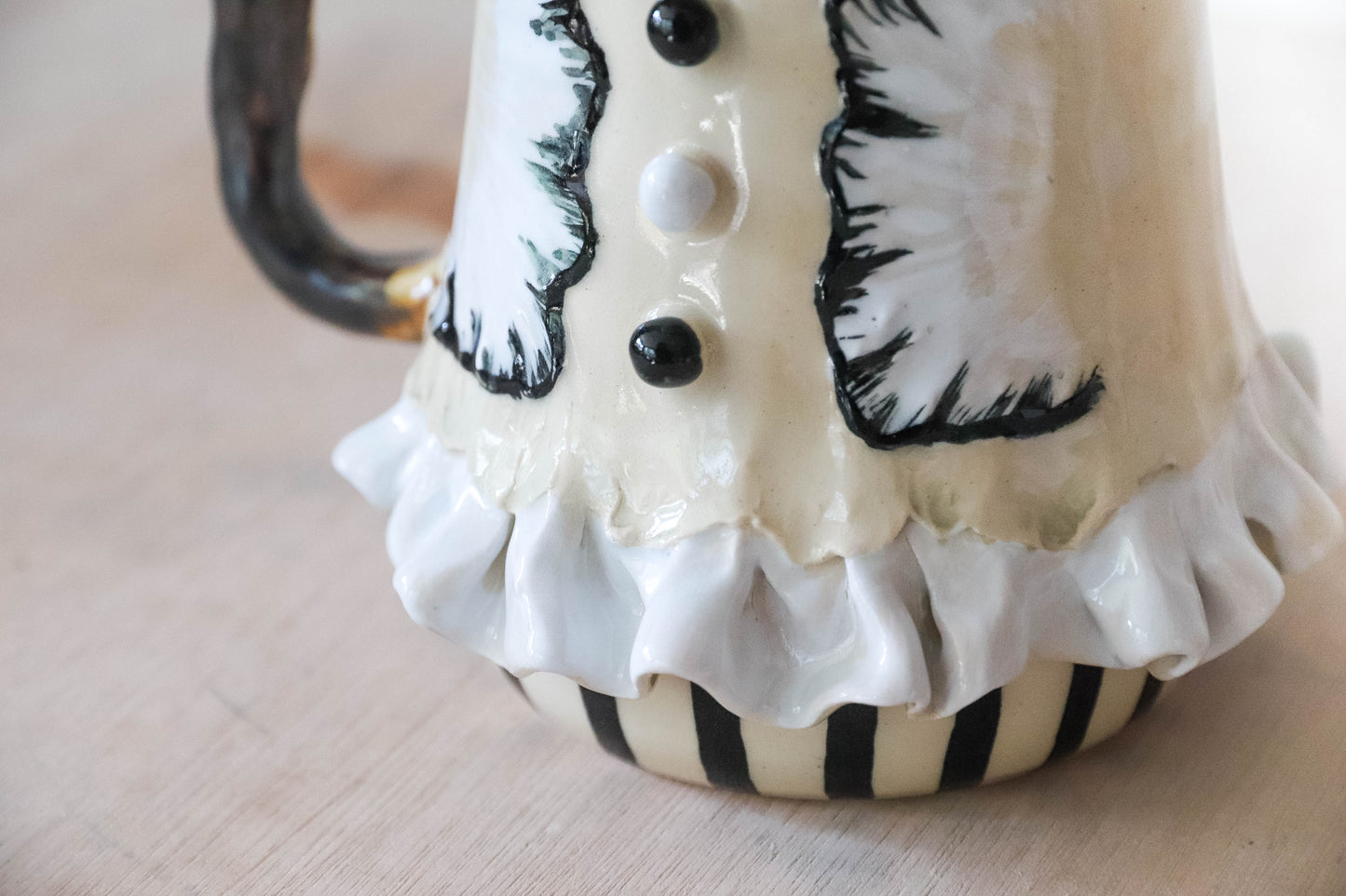 Pierrot Clown Stoneware Mug