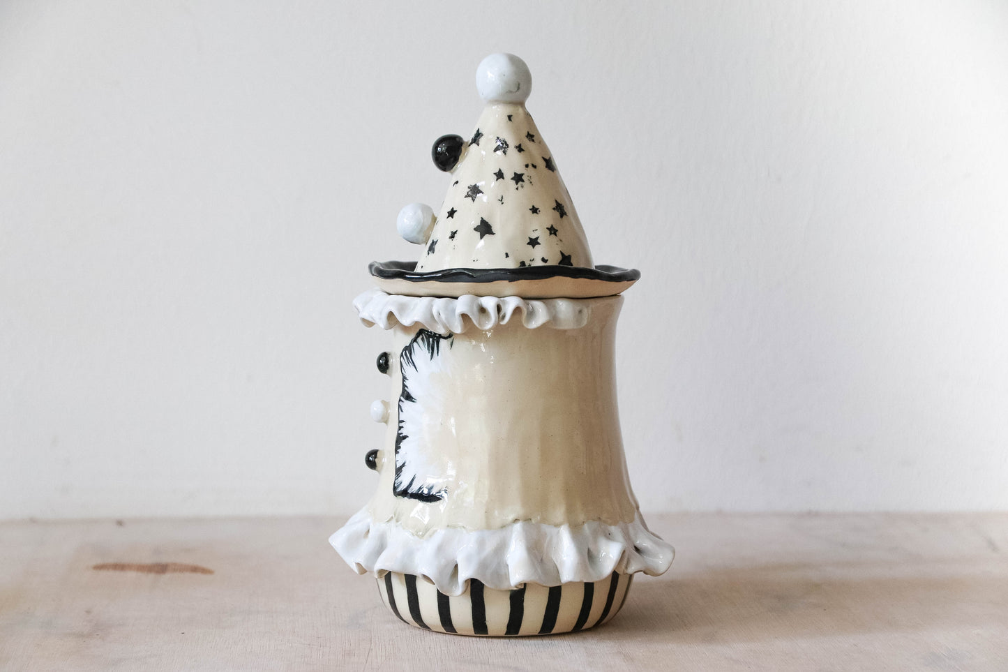 Pierrot Clown Stoneware Mug