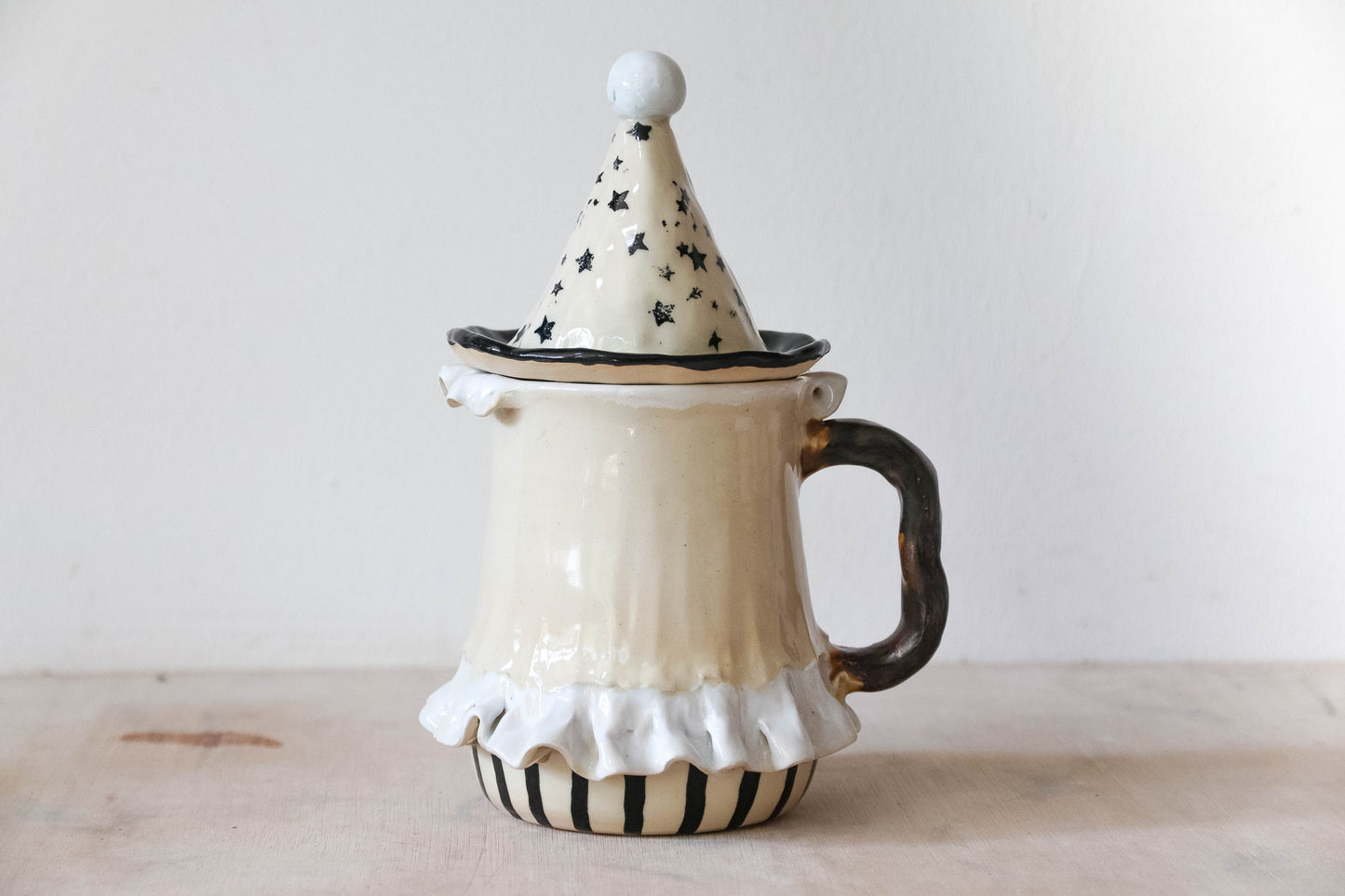 Pierrot Clown Stoneware Mug