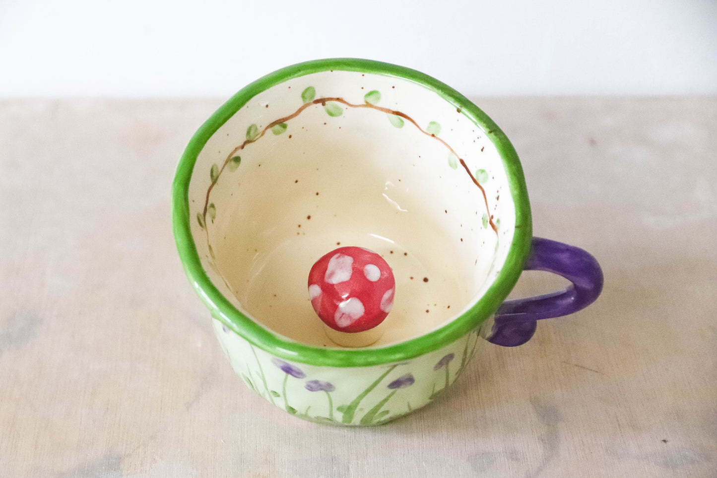 Peekaboo Toadstool Forest Fairy Story Mug