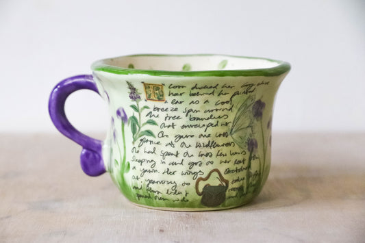 Peekaboo Toadstool Forest Fairy Story Mug