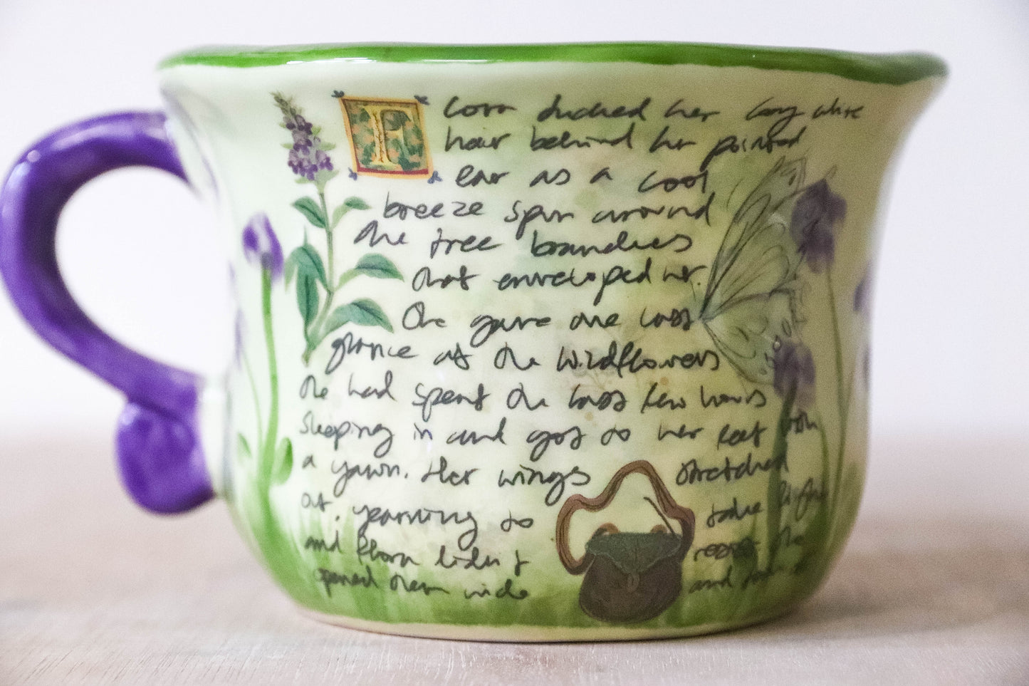 Peekaboo Toadstool Forest Fairy Story Mug