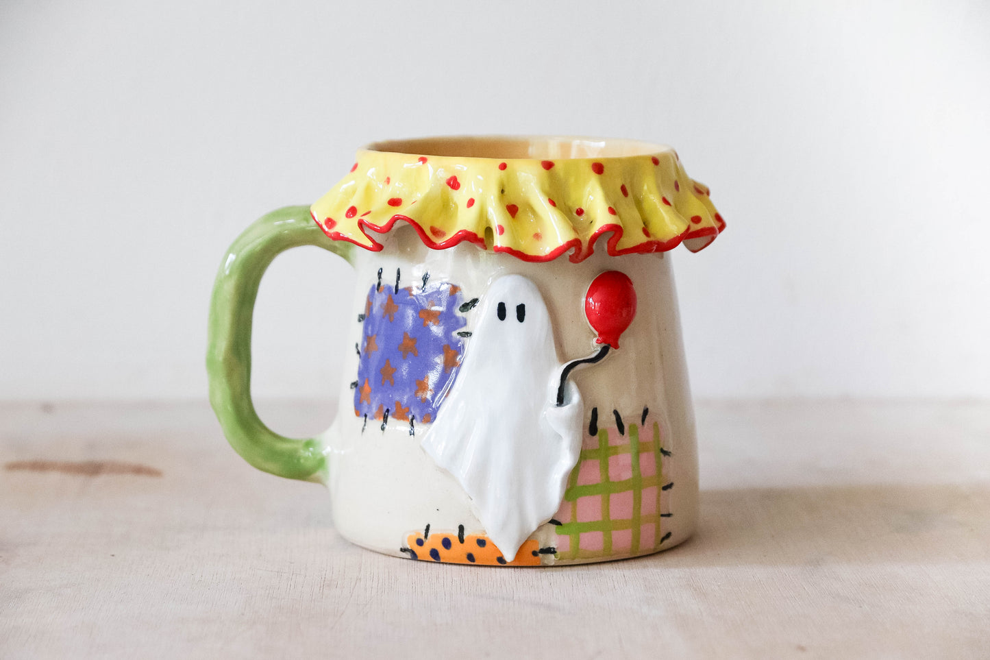 Clown Ghost Stoneware Mug