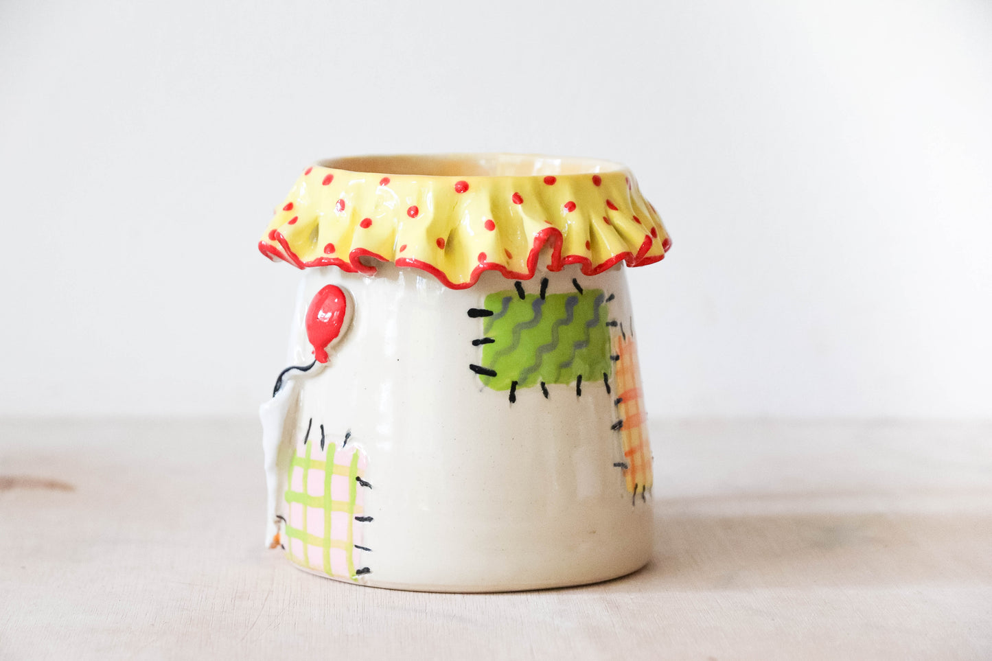 Clown Ghost Stoneware Mug