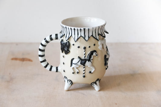 Pierrot Carousel Stoneware Mug