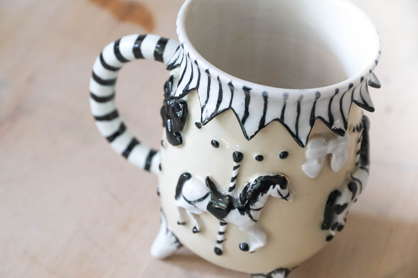 Pierrot Carousel Stoneware Mug