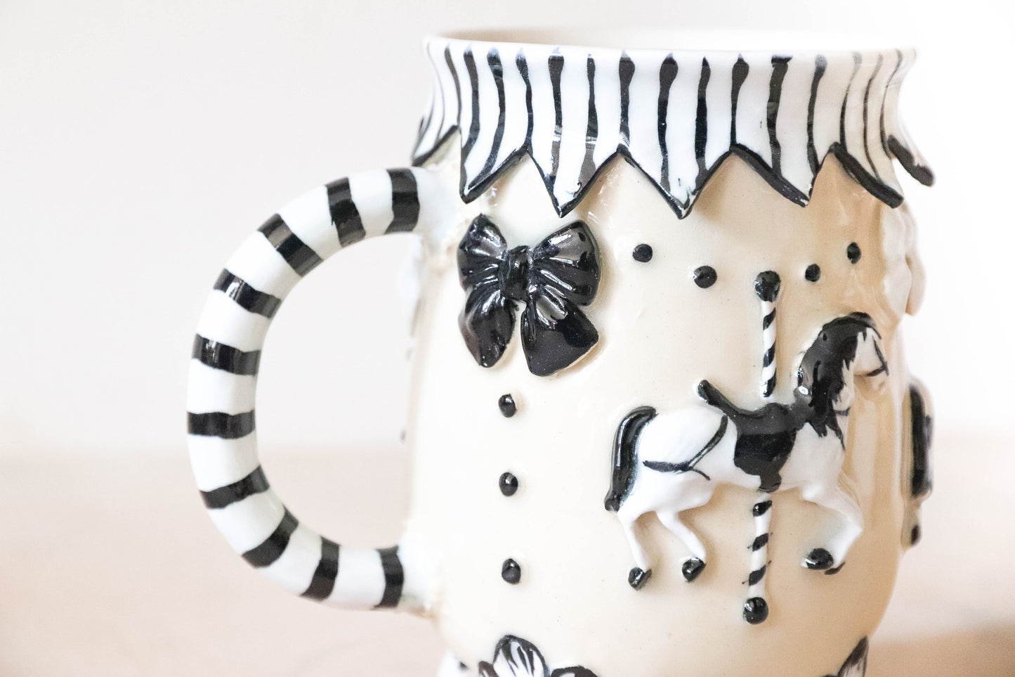Pierrot Carousel Stoneware Mug