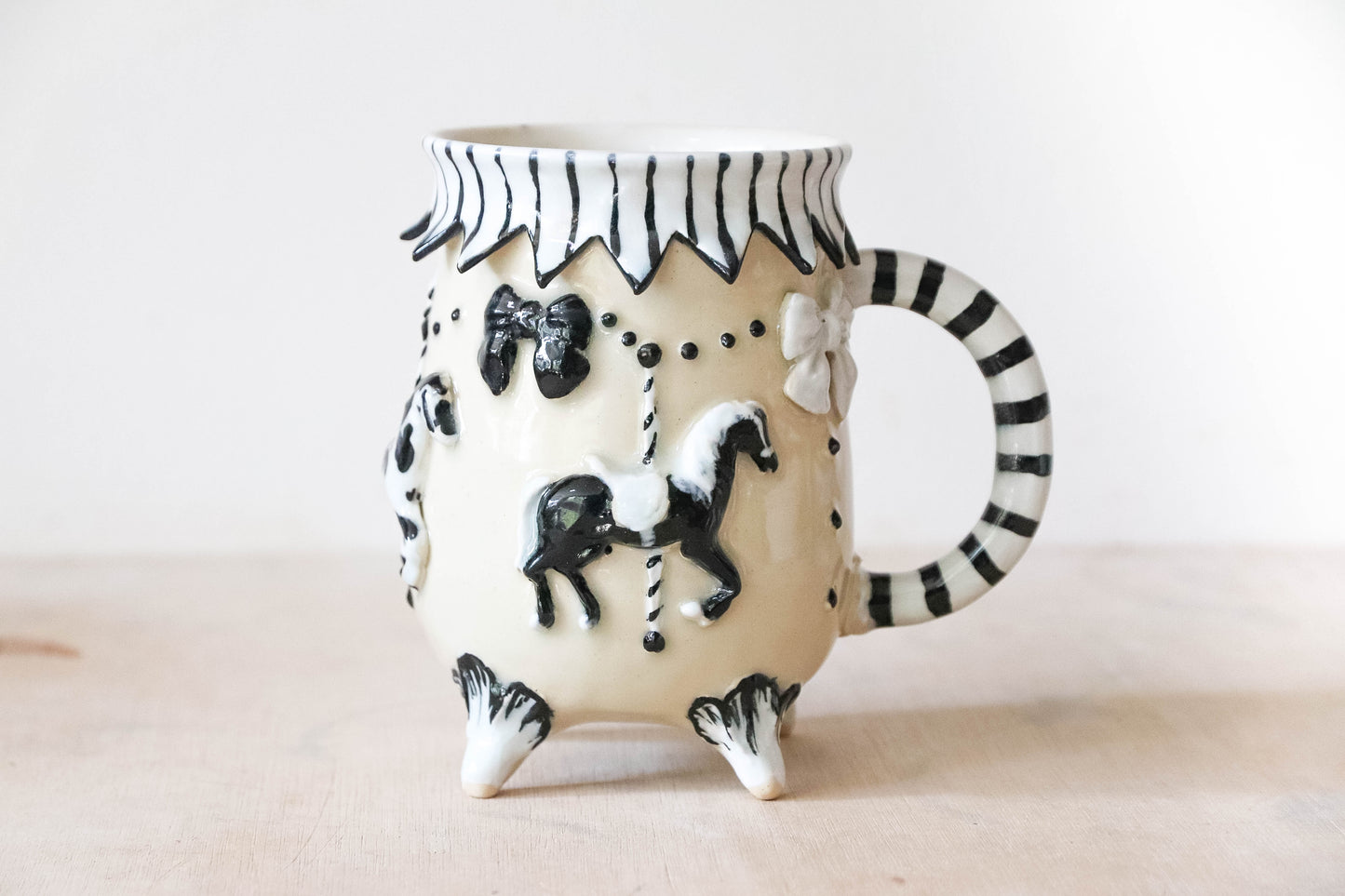 Pierrot Carousel Stoneware Mug