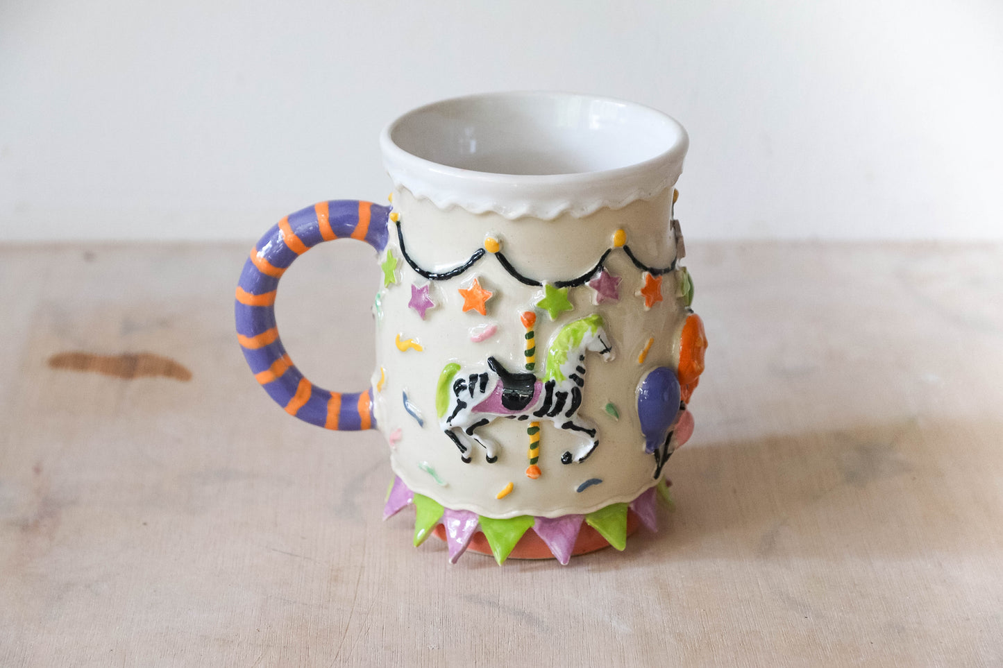 Halloween Carousel Stoneware Mug