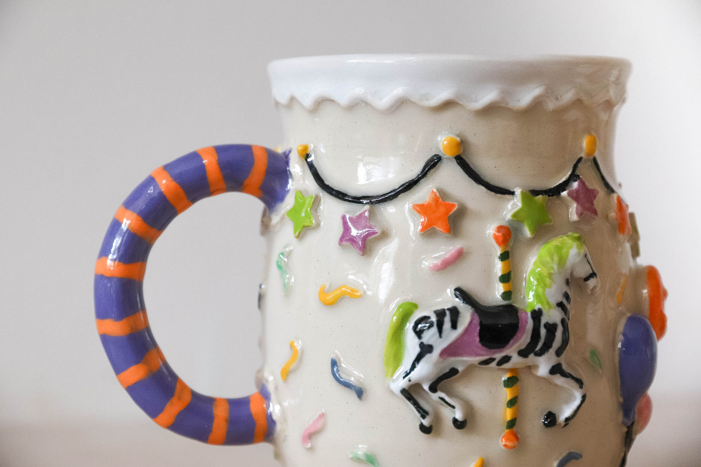 Halloween Carousel Stoneware Mug