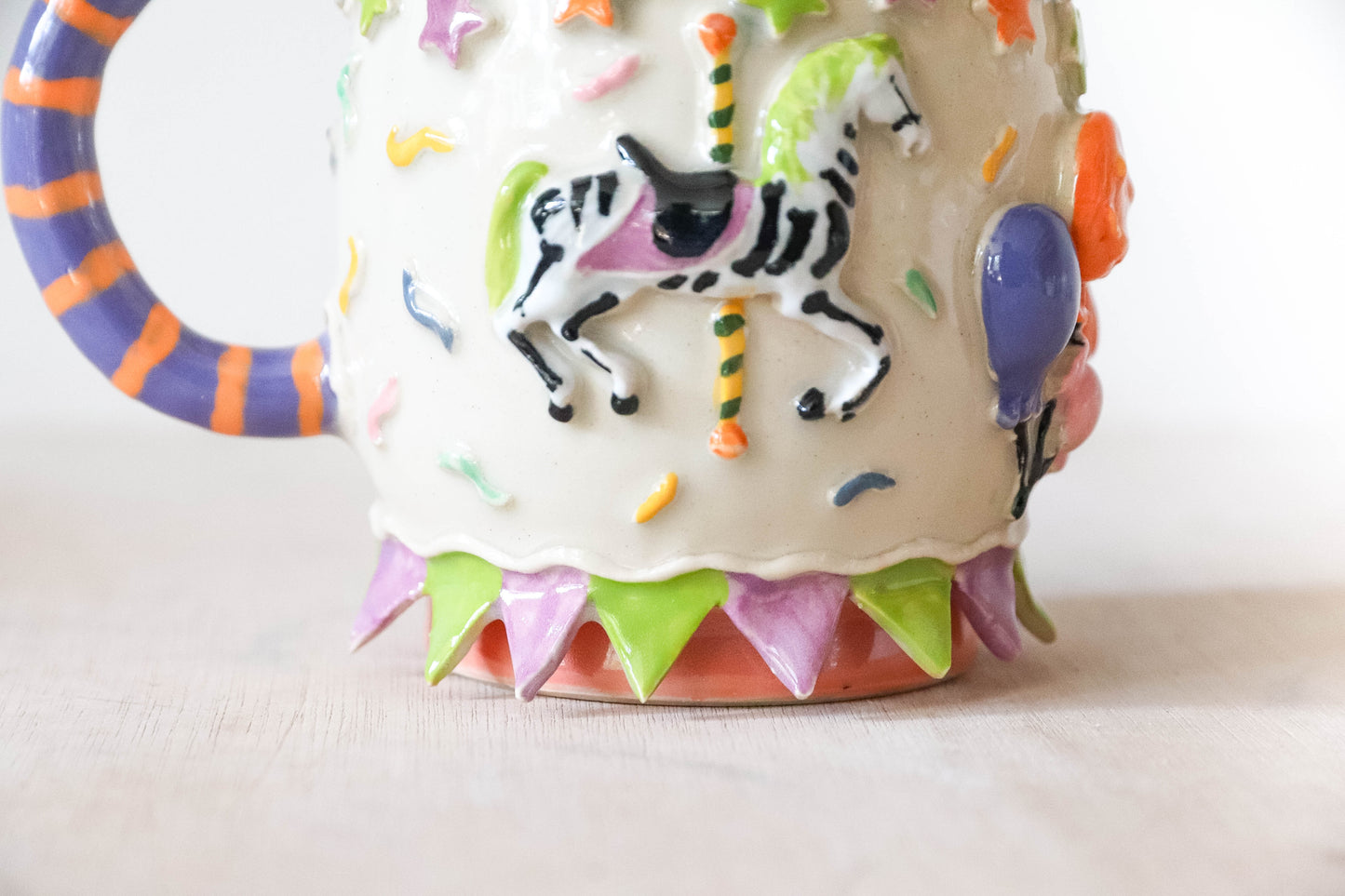 Halloween Carousel Stoneware Mug