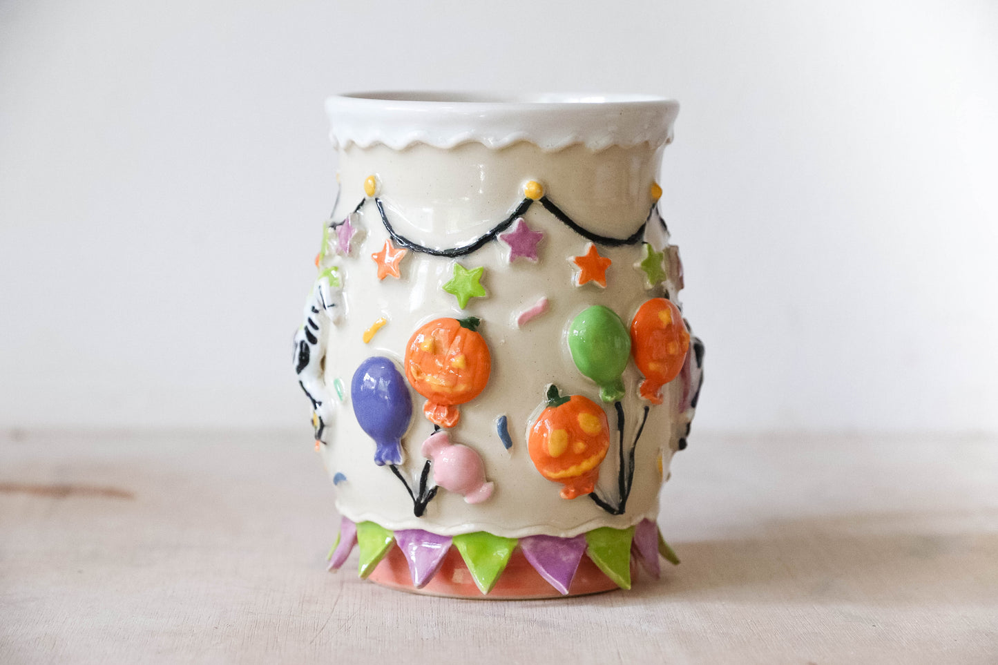 Halloween Carousel Stoneware Mug