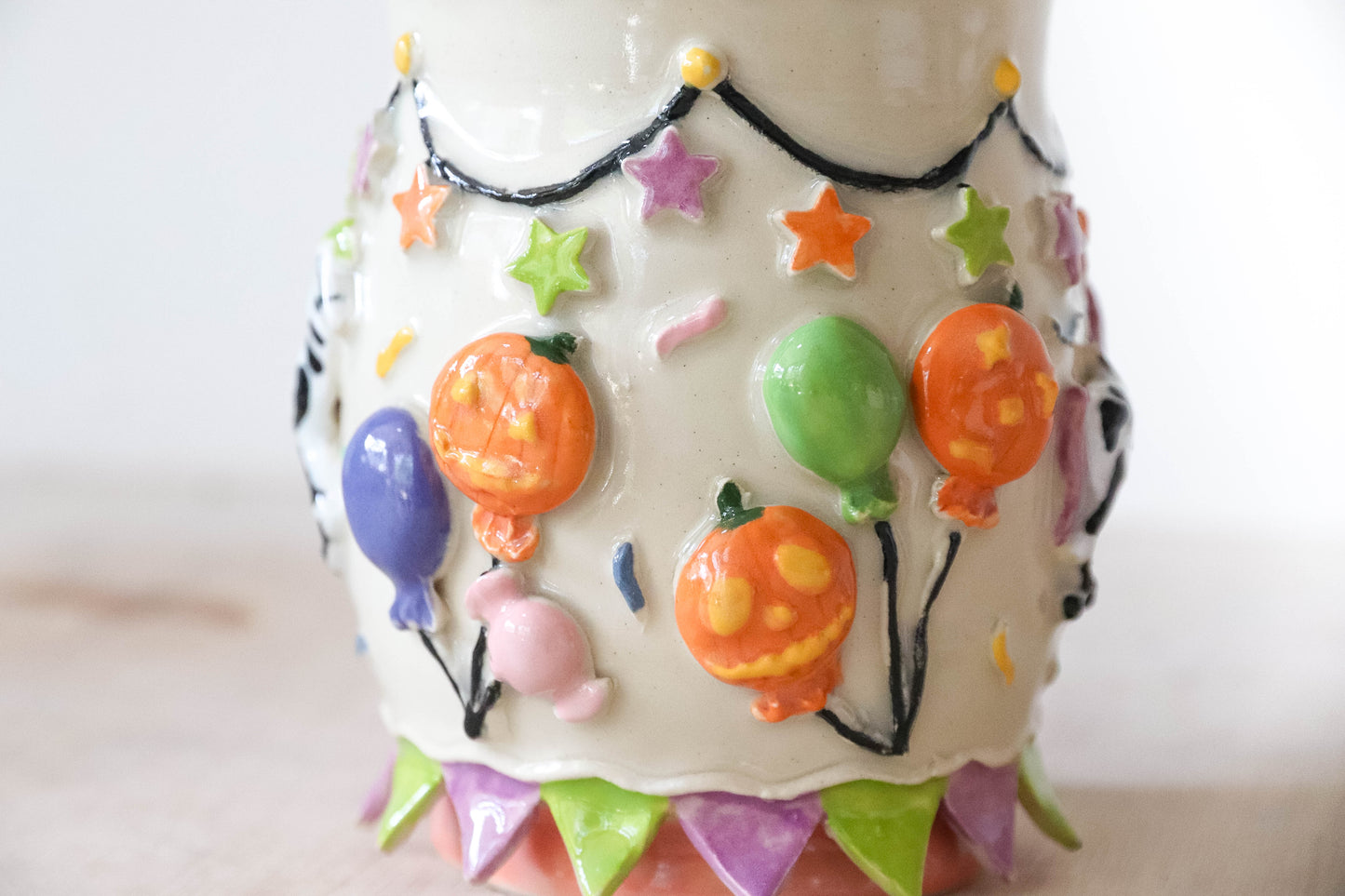 Halloween Carousel Stoneware Mug