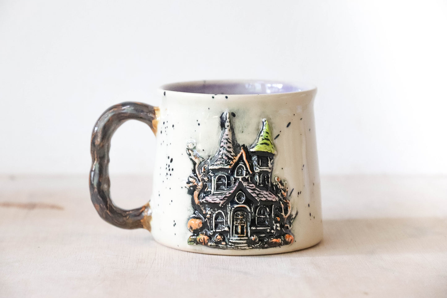 Haunted House Small Stoneware Mug