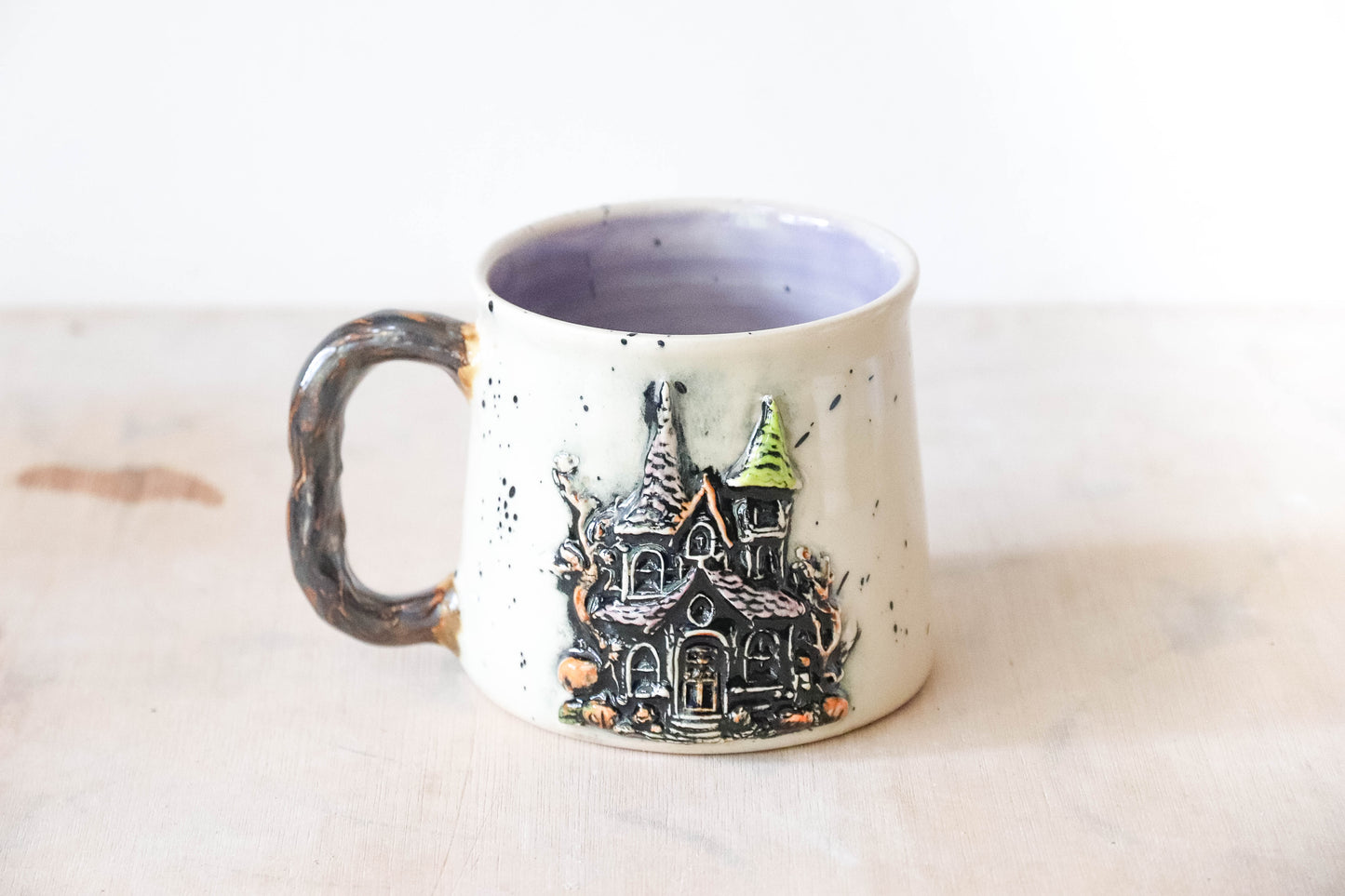 Haunted House Small Stoneware Mug