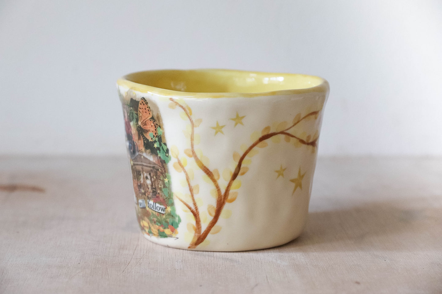 Gilmore Girls yellow cream Mug