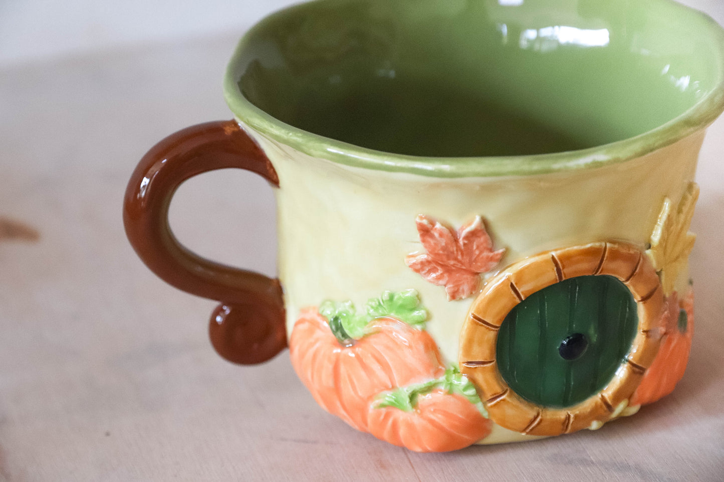 Green Autumn Hobbit Mug