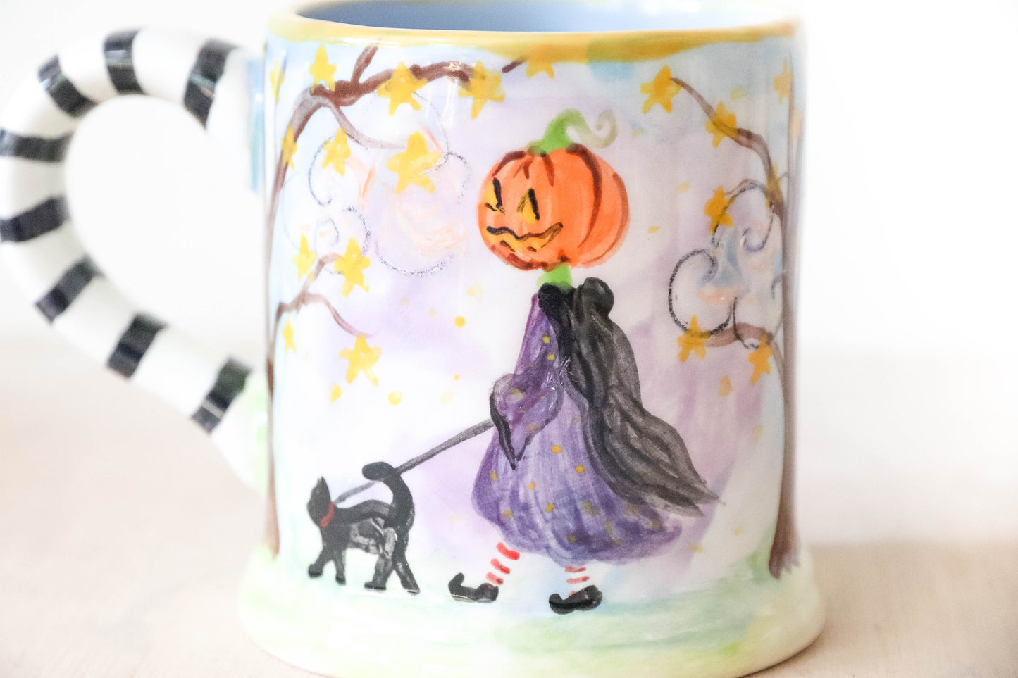 Whimsy Pumpkin Person Country Mug