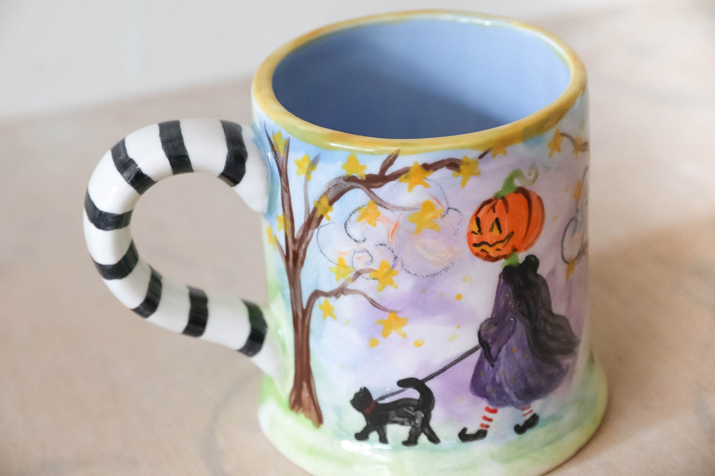 Whimsy Pumpkin Person Country Mug