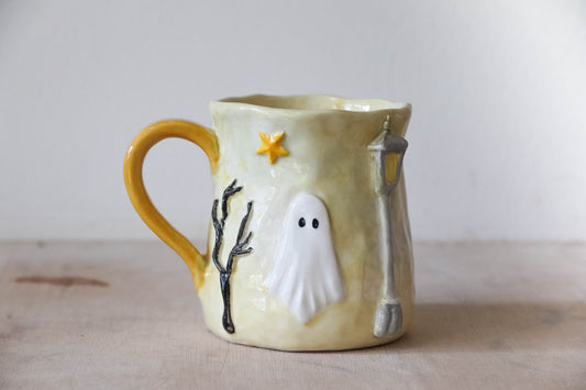 Lamplight Ghost Tulip Mug