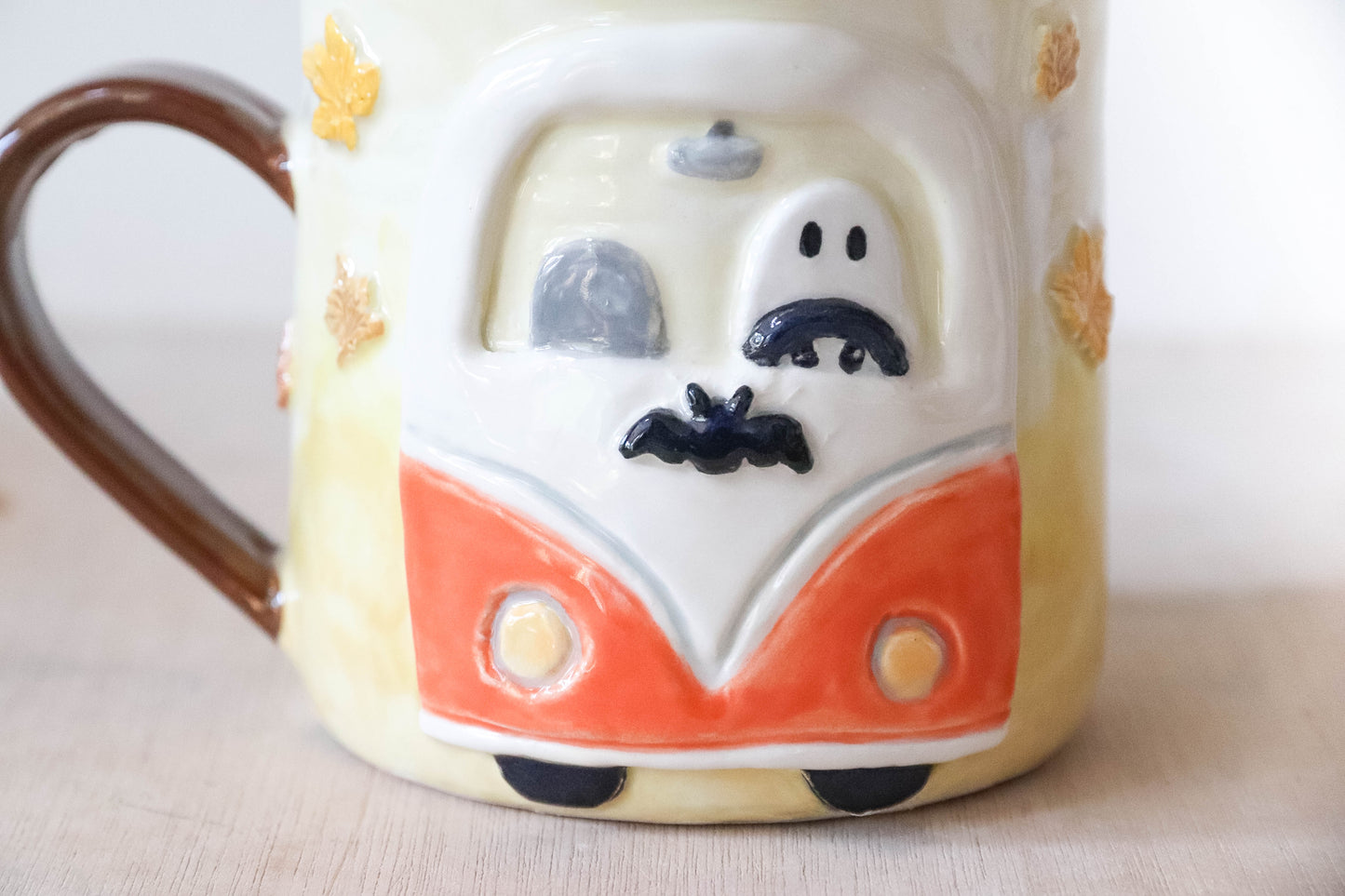 Ghost Campervan Round Mug