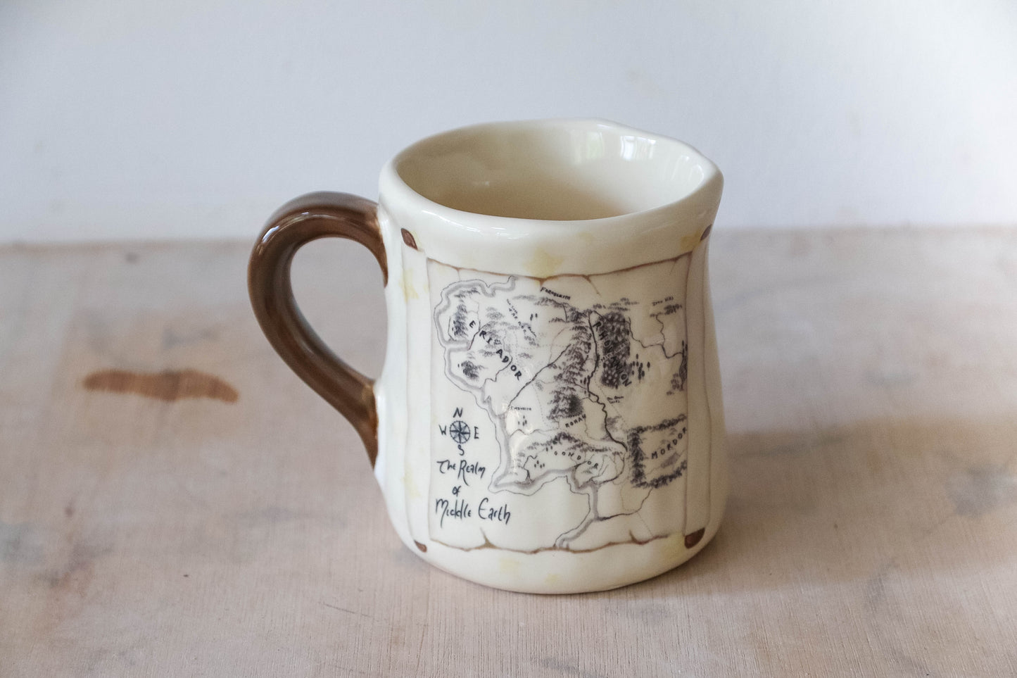 Middle Earth Map Tulip Mug