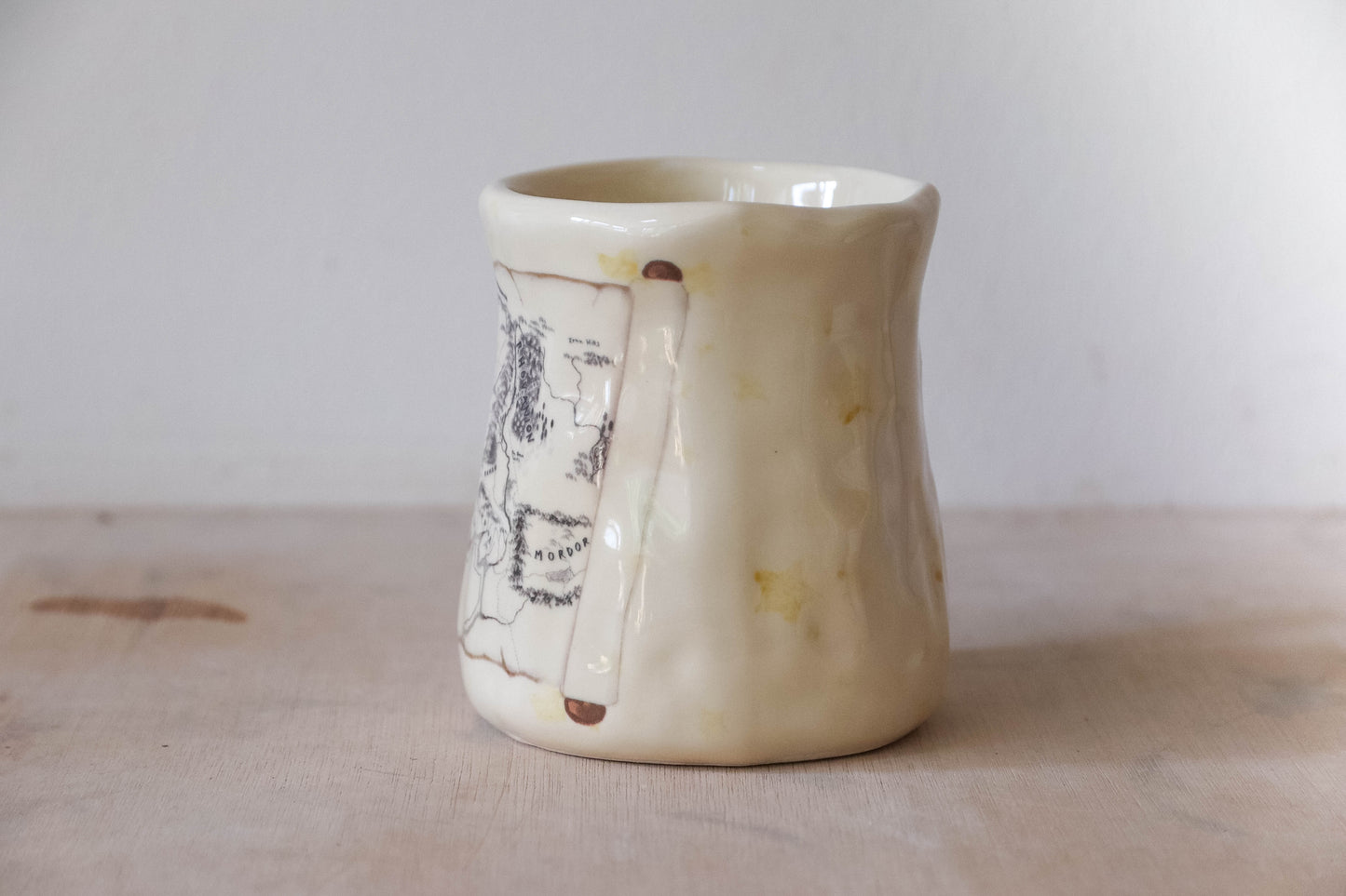 Middle Earth Map Tulip Mug