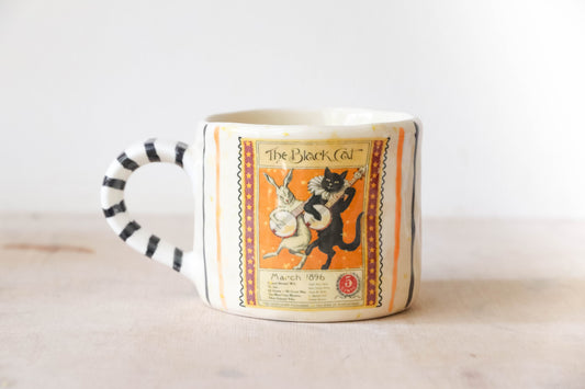 Black Cat Mug Medium