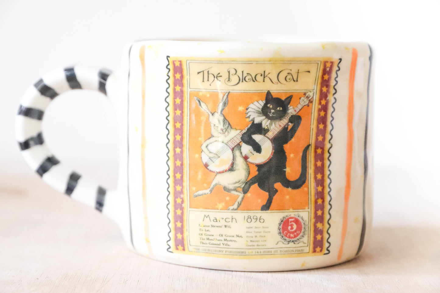 Black Cat Mug Medium
