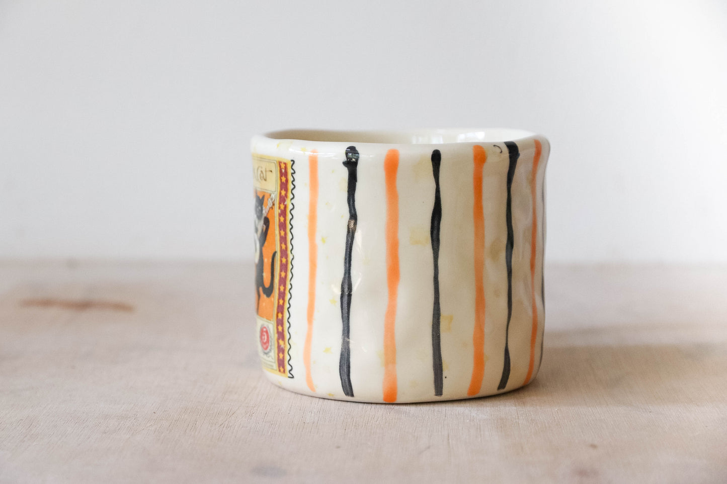 Black Cat Mug Medium