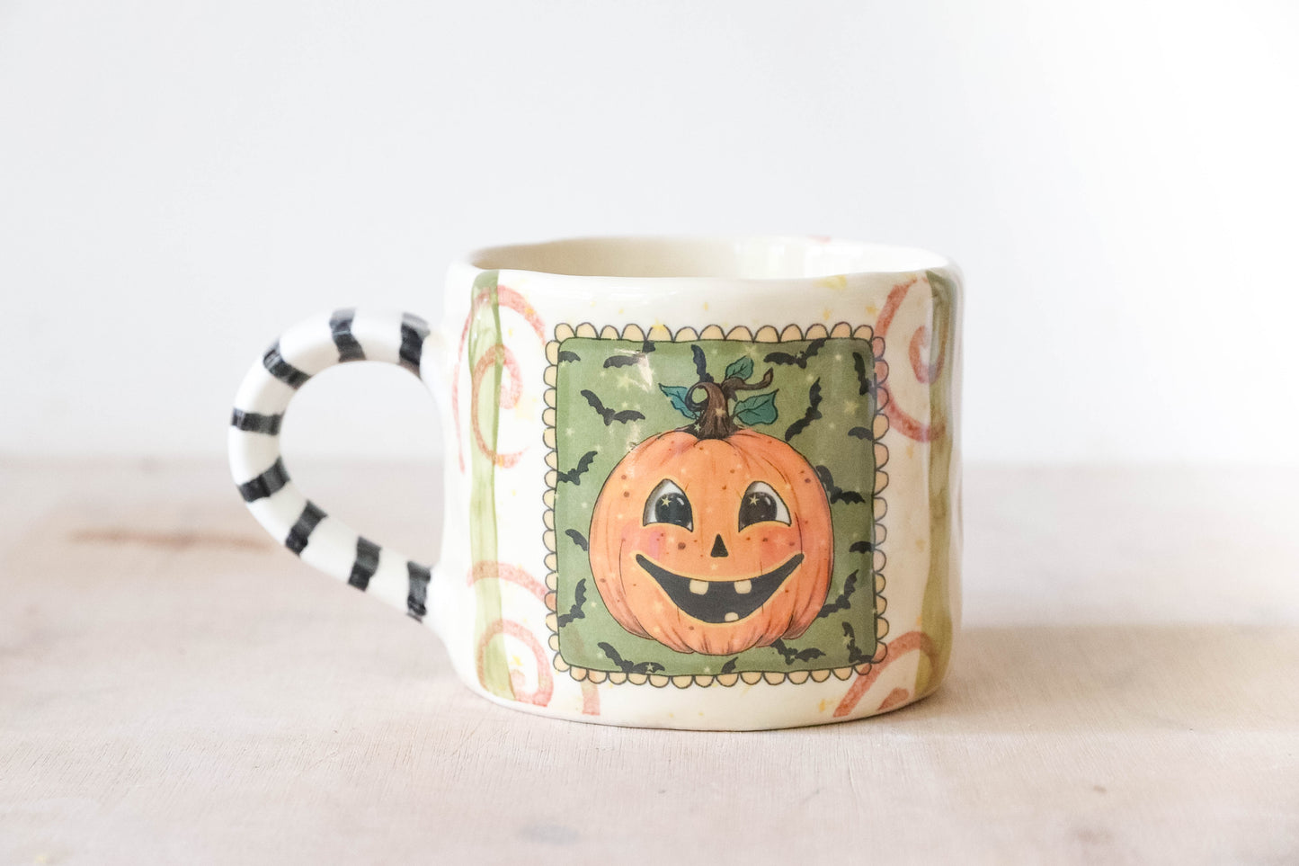 Green Pumpkin Mug Medium