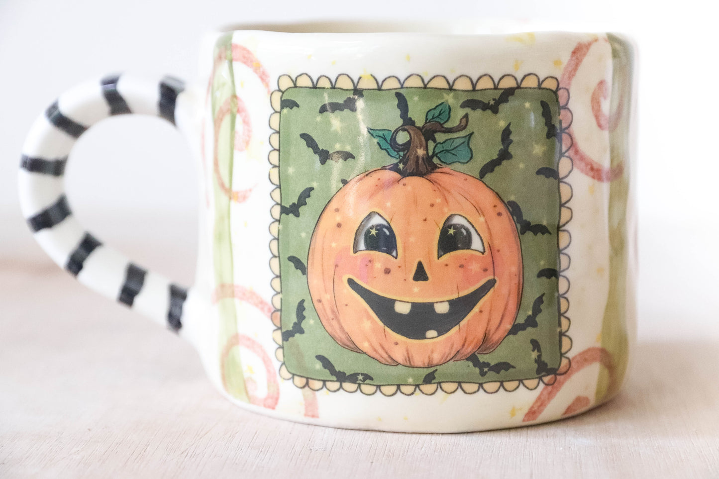 Green Pumpkin Mug Medium