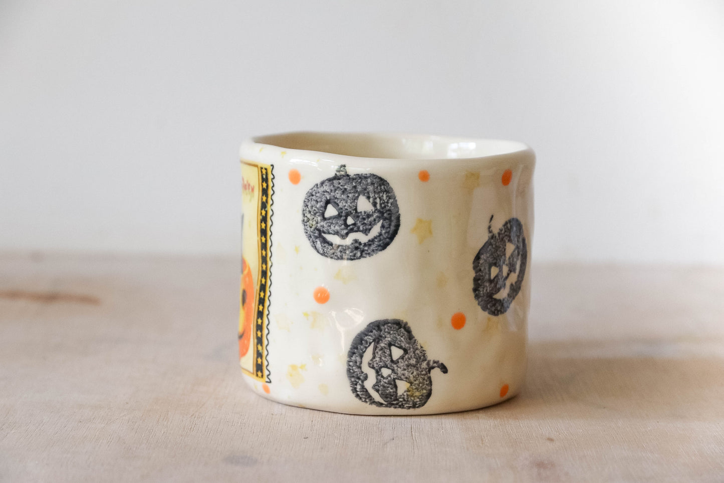 Cat Pumpkin Mug Medium