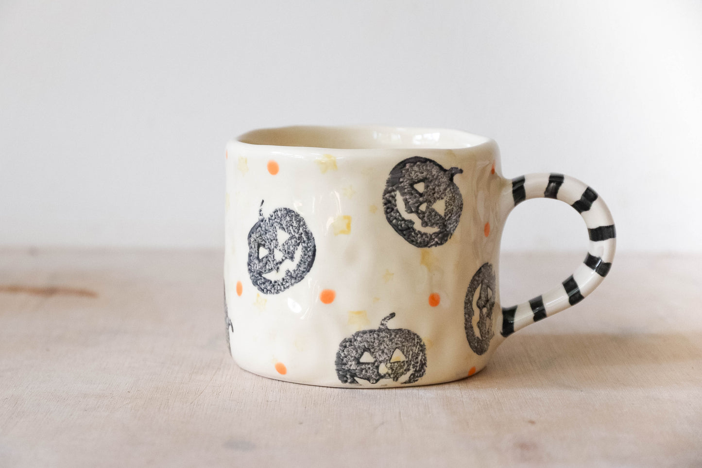Cat Pumpkin Mug Medium