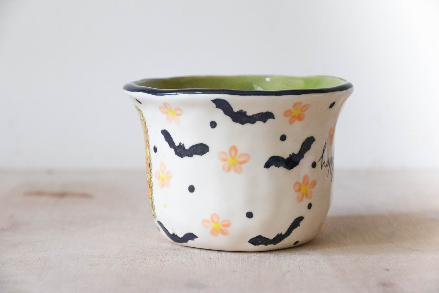 White Pumpkin Halloween Mug