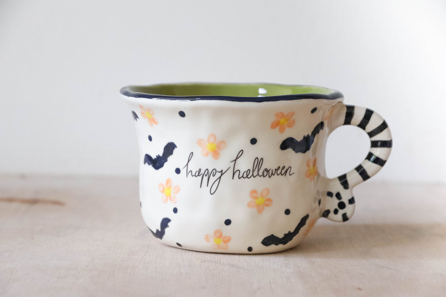 White Pumpkin Halloween Mug