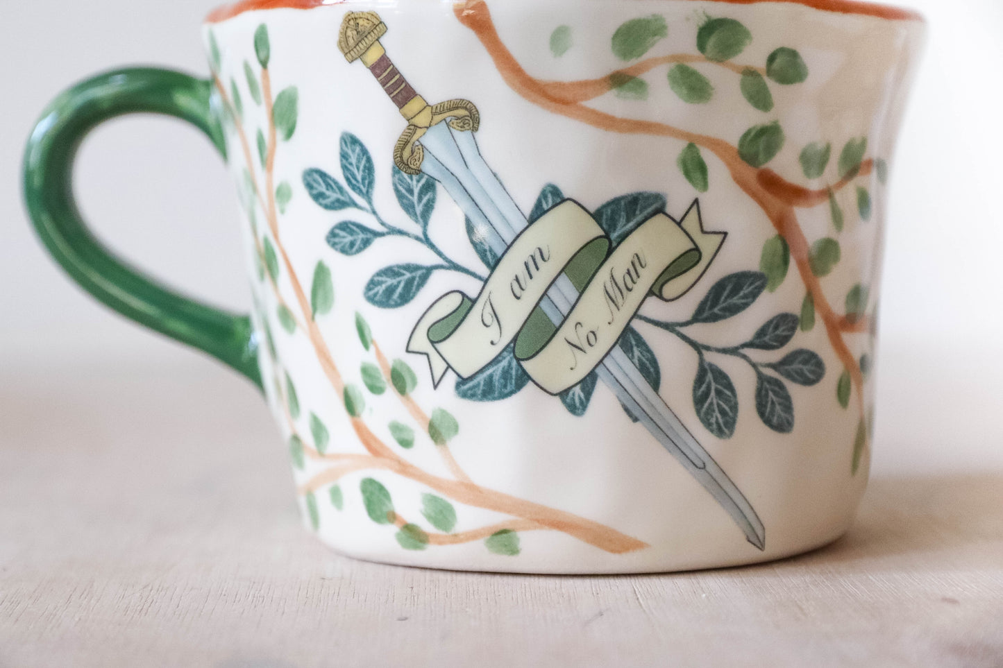 I Am No Man Ivy Mug