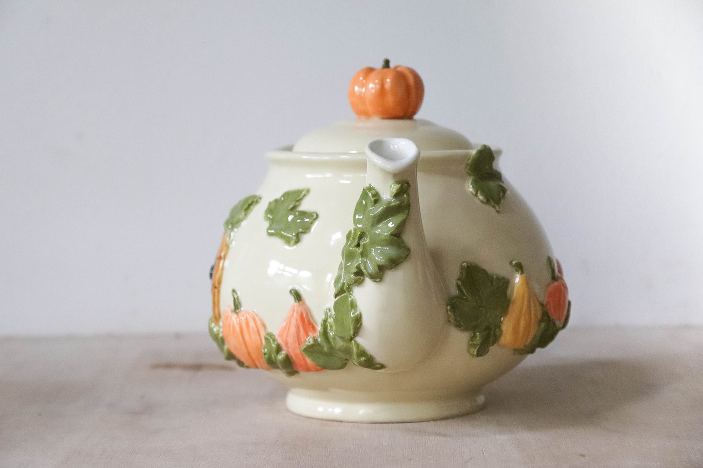 Autumn Hobbit House Teapot