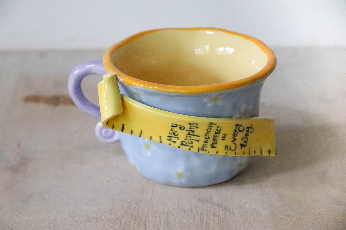 Mary Poppins Tape Flared Mug