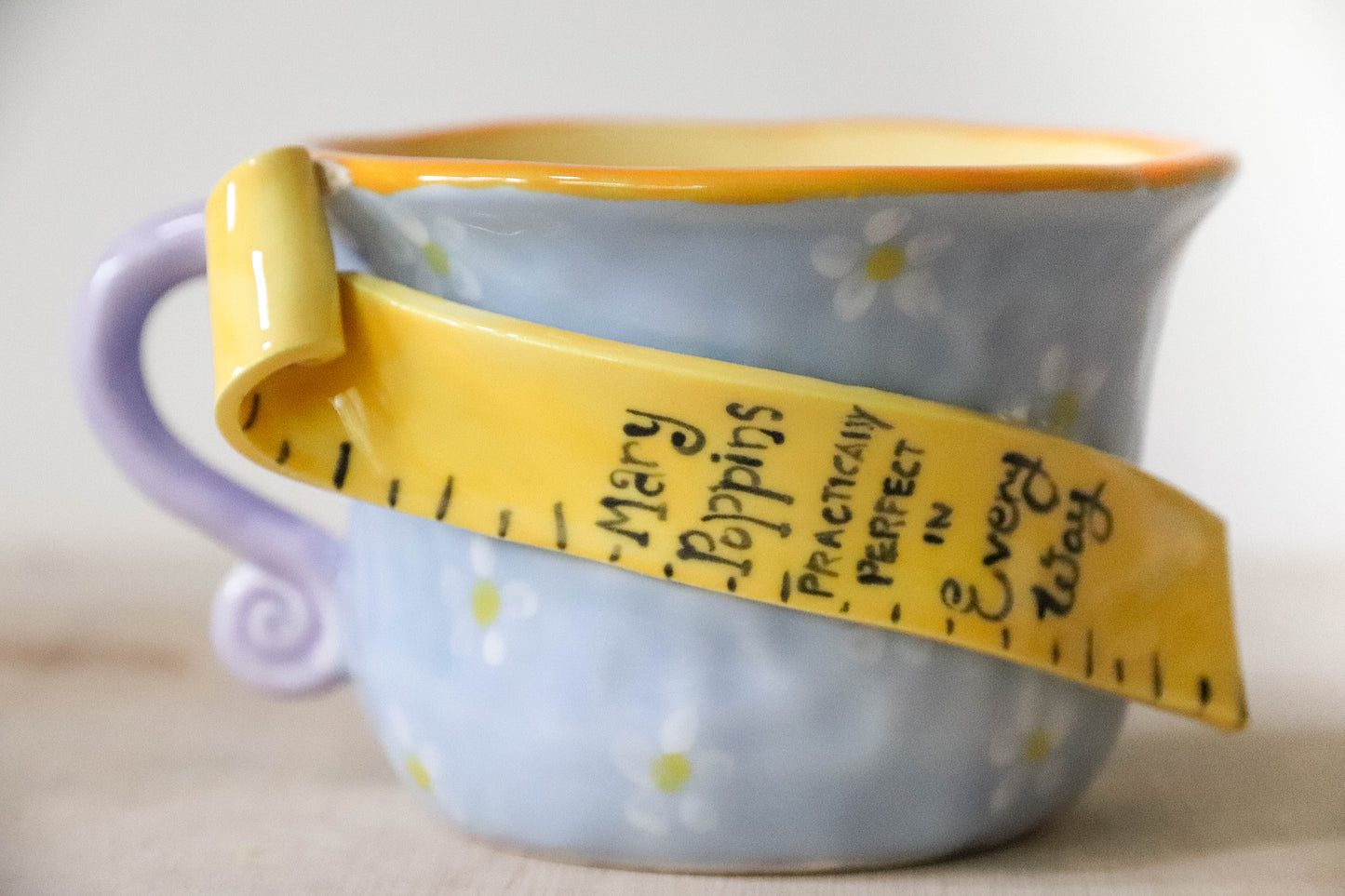 Mary Poppins Tape Flared Mug
