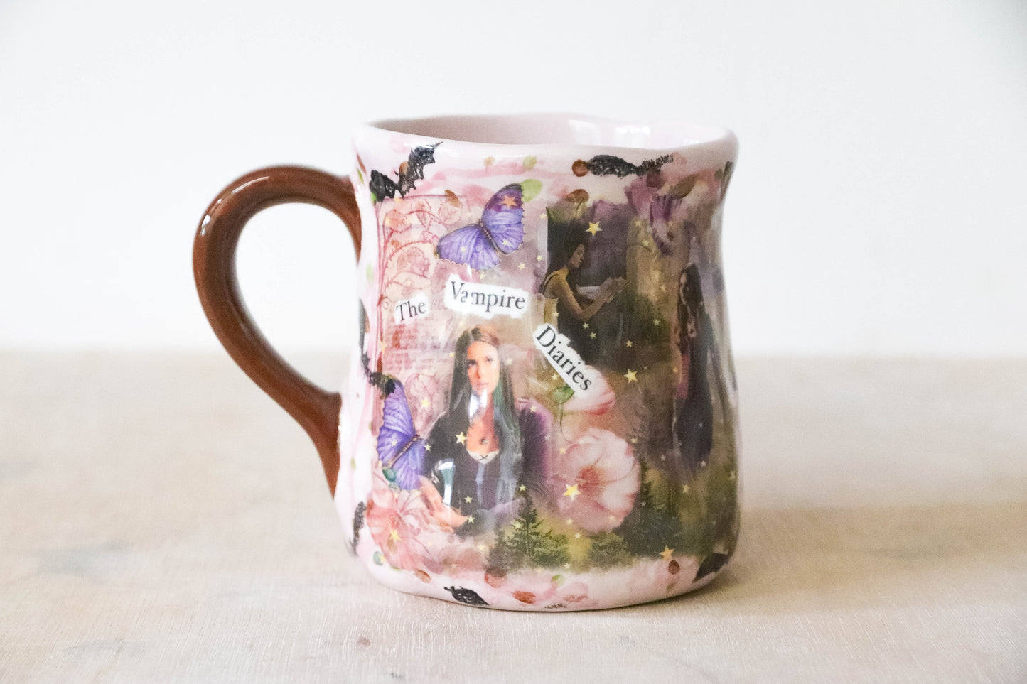 Elena Pink TVD Tulip Mug