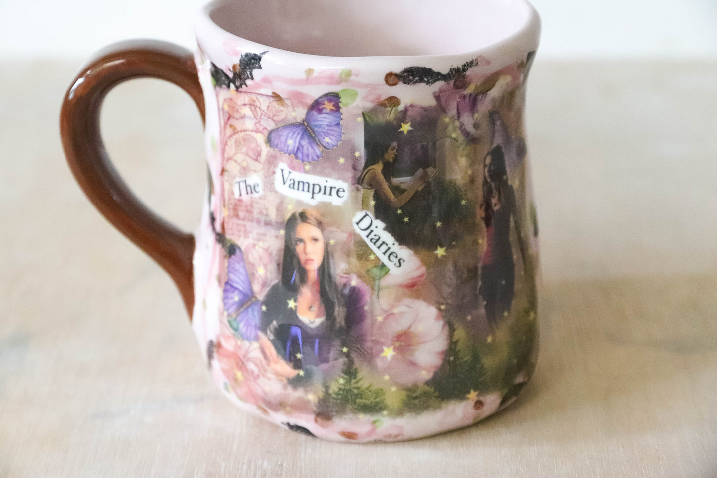 Elena Pink TVD Tulip Mug
