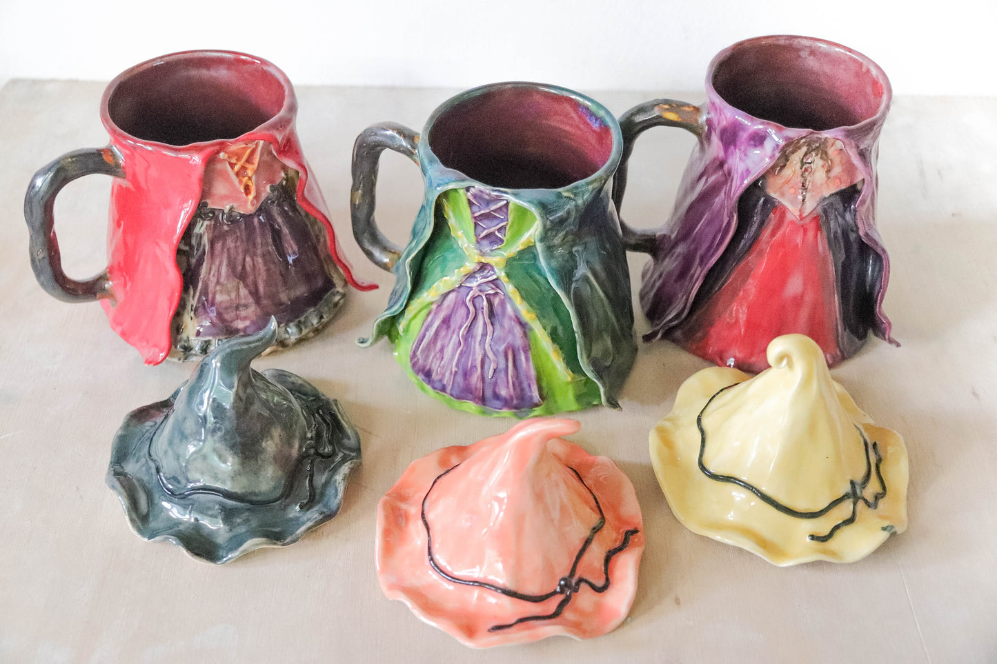 Hocus Pocus Sisters Stoneware Set