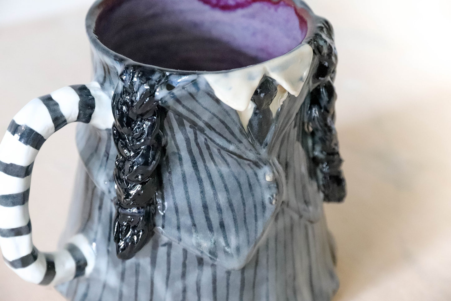 Wednesday Adams Stoneware Pot