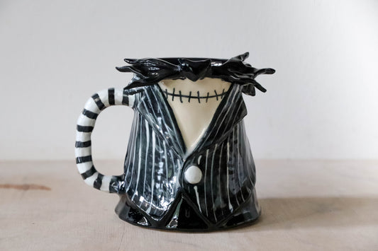 Jack Skellington Stoneware Pot