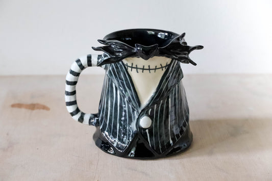 Jack Skellington Stoneware Pot
